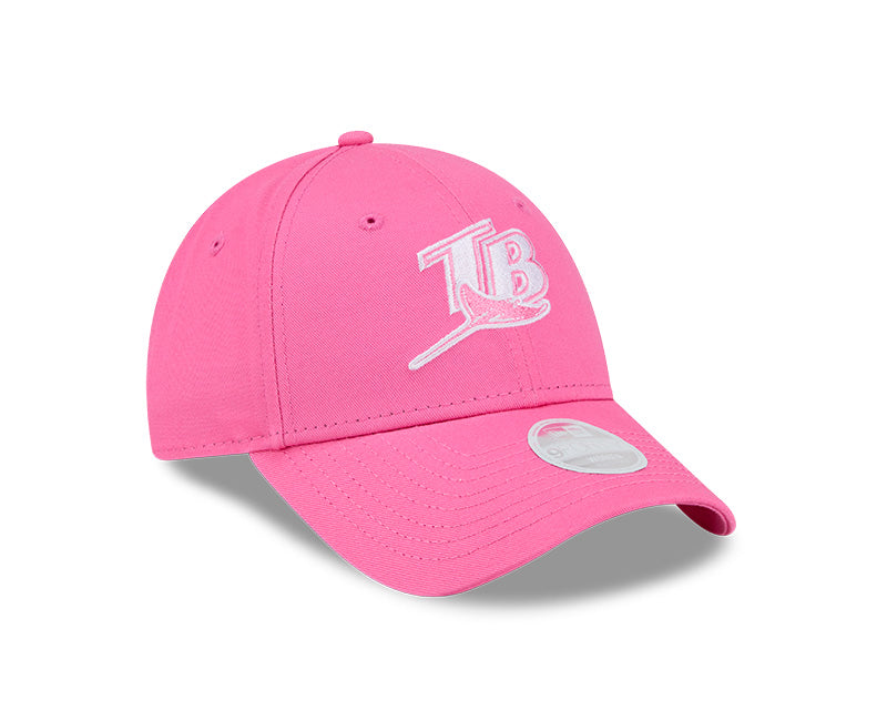 Rays New Era Women's Pink TB Coop 9Forty Adjustable Hat