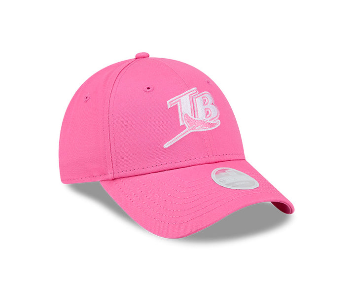 Rays New Era Women's Pink TB Coop 9Forty Adjustable Hat