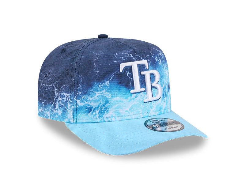 Rays New Era Blue Deep Water 9Fifty A-Frame Adjustable Hat