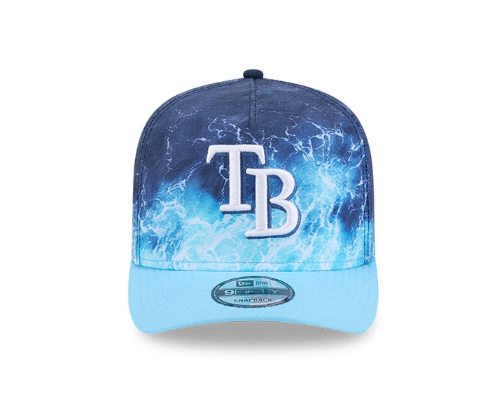 Rays New Era Blue Deep Water 9Fifty A-Frame Adjustable Hat