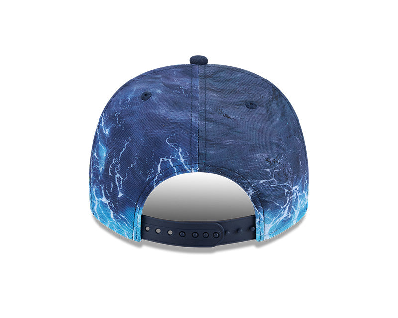 Rays New Era Blue Deep Water 9Fifty A-Frame Adjustable Hat
