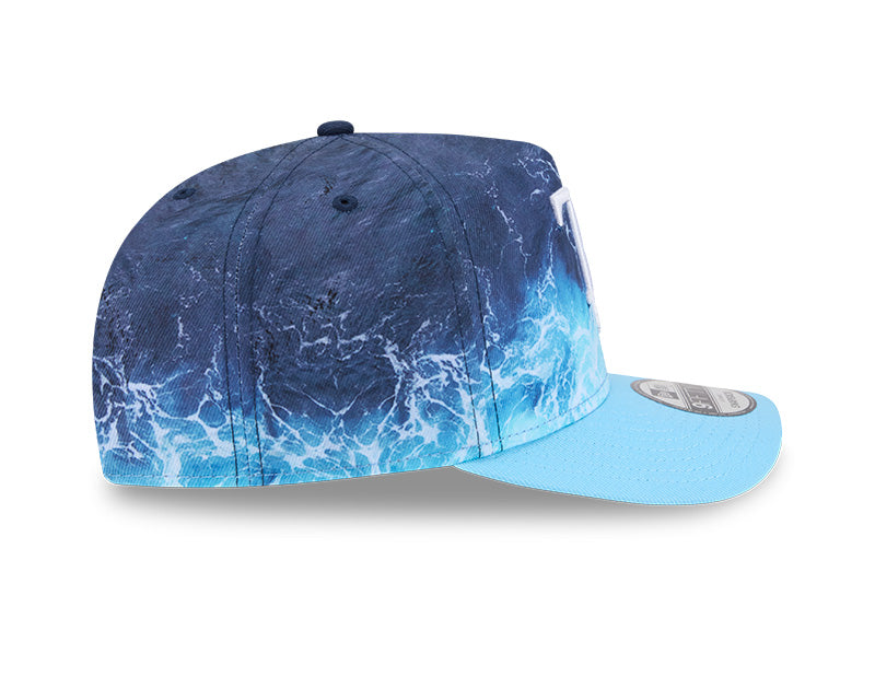 Rays New Era Blue Deep Water 9Fifty A-Frame Adjustable Hat