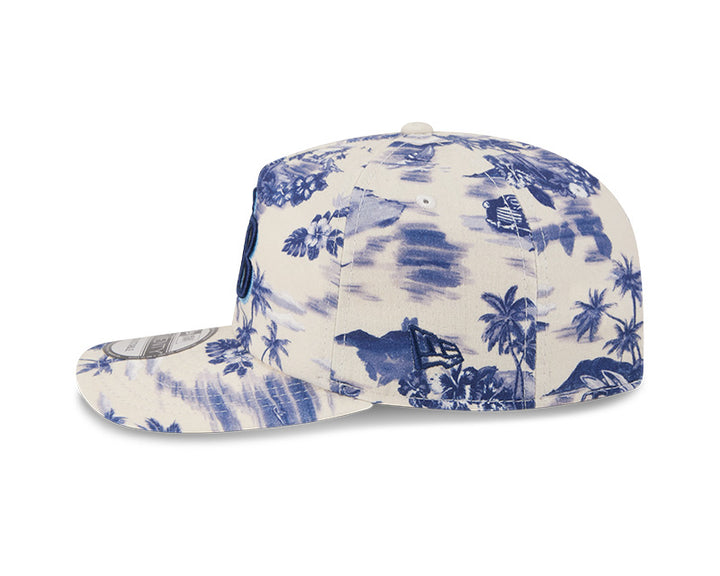 Rays New Era White Blue TB Tropics 19Twenty Adjustable Hat