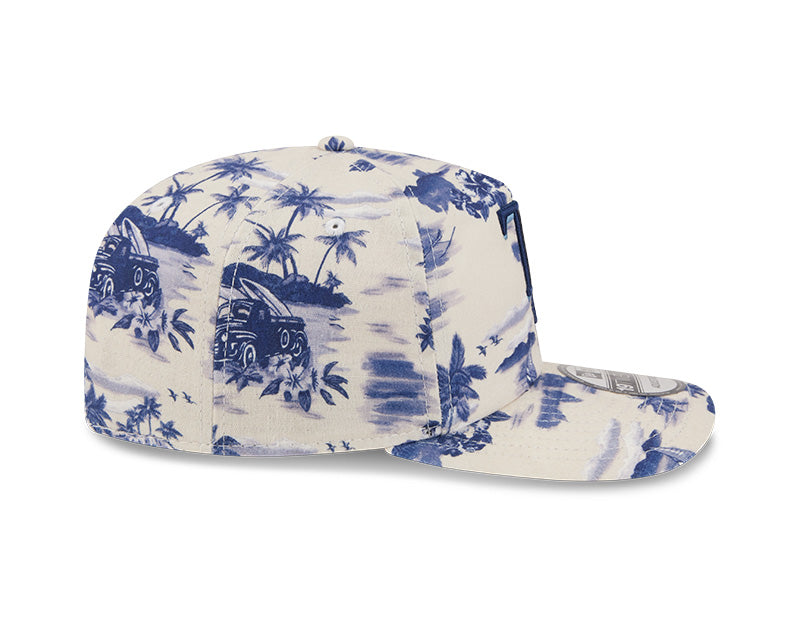 Rays New Era White Blue TB Tropics 19Twenty Adjustable Hat