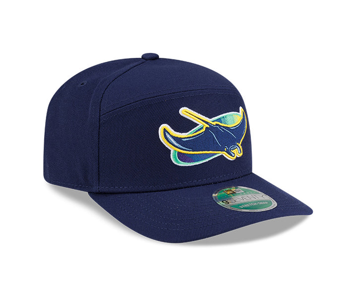 Rays New Era Navy Alt Player Replica 9SEVENTY Split-Panel Stretch-Snap Hat