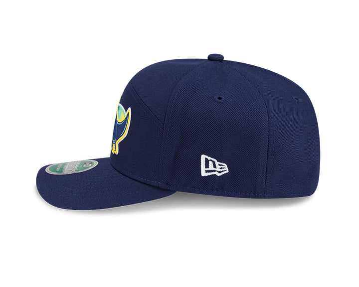 Rays New Era Navy Alt Player Replica 9SEVENTY Split-Panel Stretch-Snap Hat