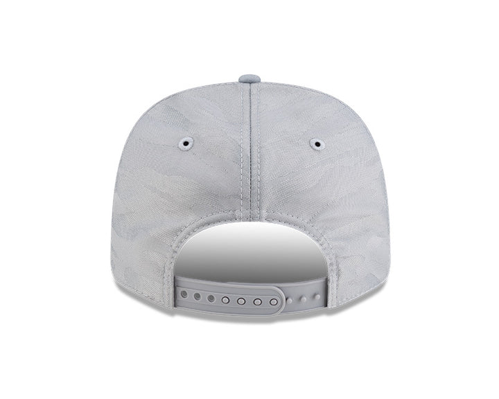 Rays New Era Grey Script TB Split Panel 9Seventy Stretch-Snap Hat