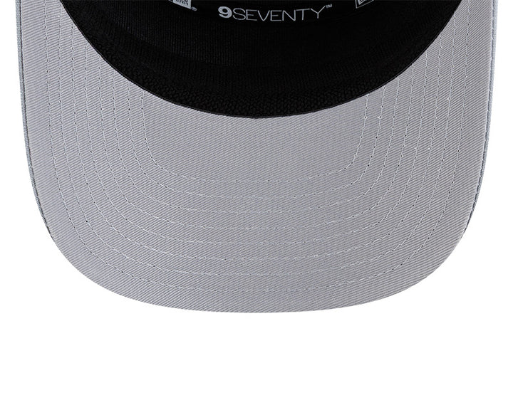 Rays New Era Grey Script TB Split Panel 9Seventy Stretch-Snap Hat