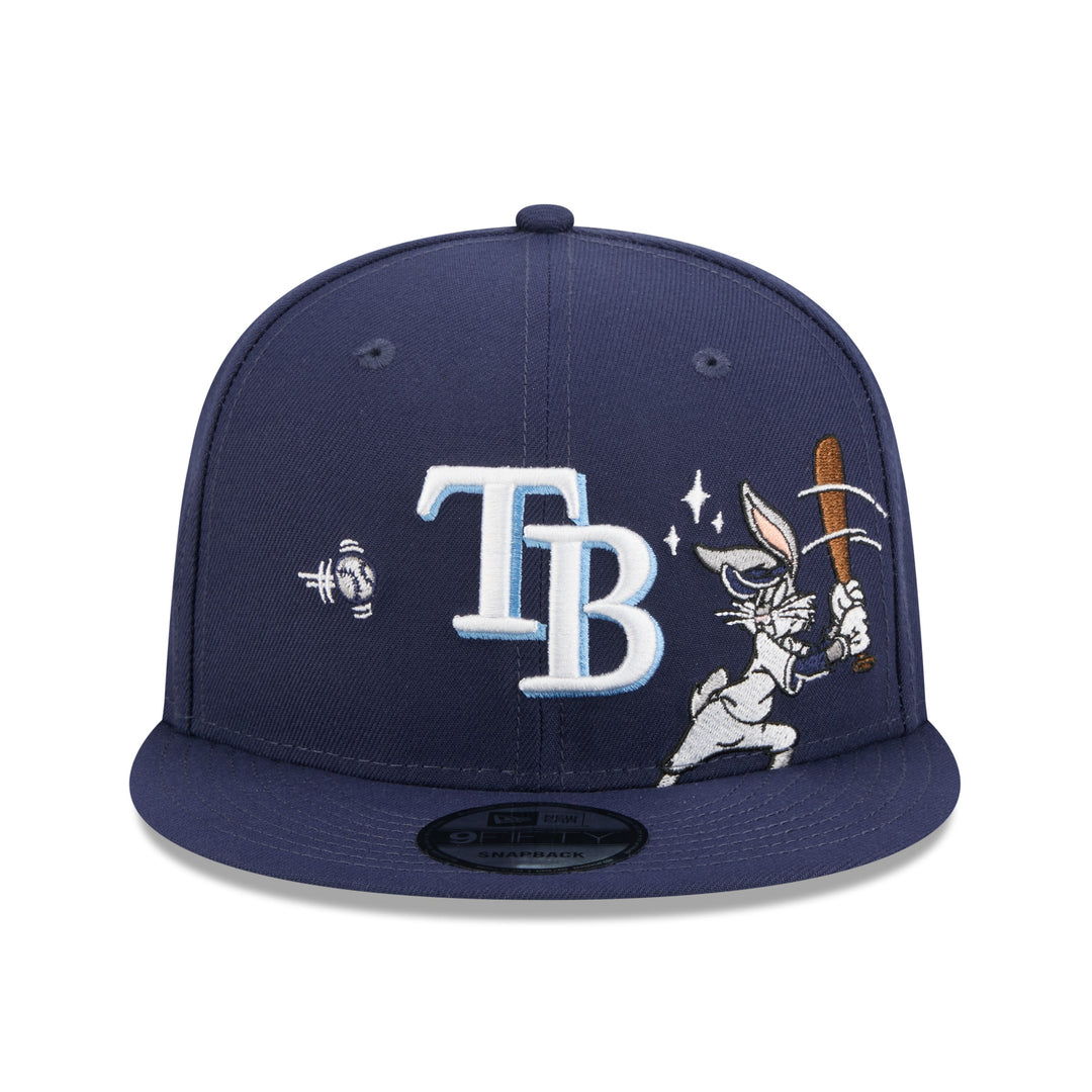 Rays New Era Navy Looney Tunes Bugs Bunny 9Fifty Snapback Hat