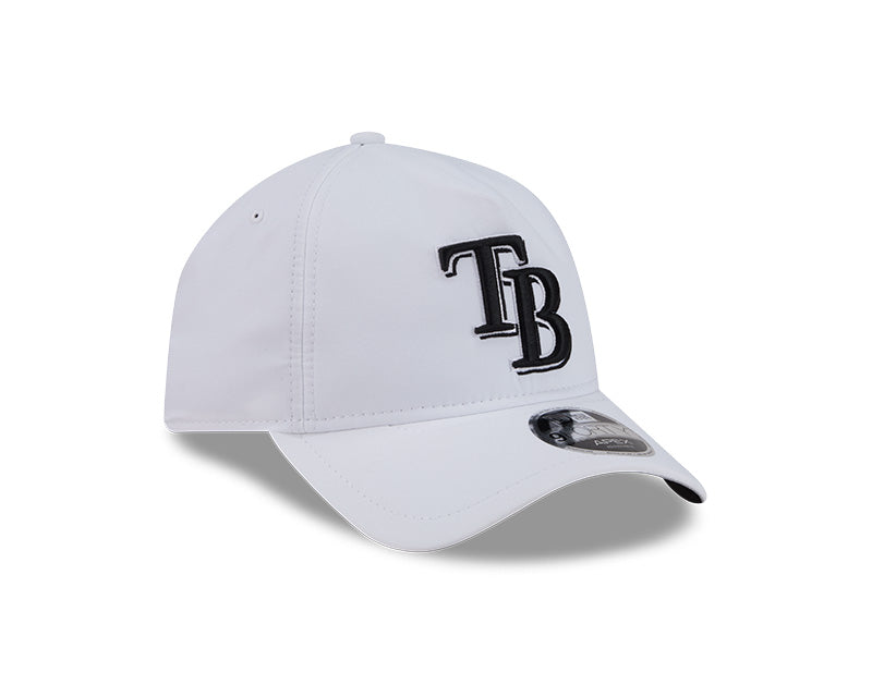 Rays New Era White TB 9Forty Apex Adjustable Hat