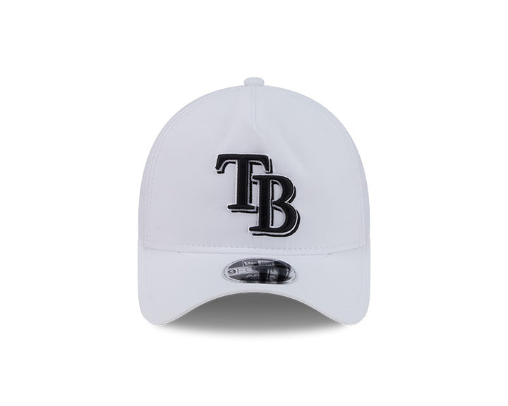 Rays New Era White TB 9Forty Apex Adjustable Hat