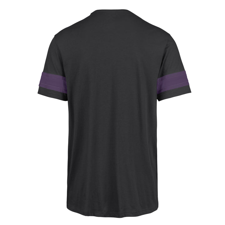 Rays Men's '47 Brand Black City Connect Tampa Bay Flames Purple Stripe T-Shirt