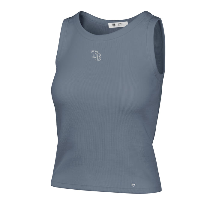 Rays Women's '47 Brand Grey TB Baby Rib Tank