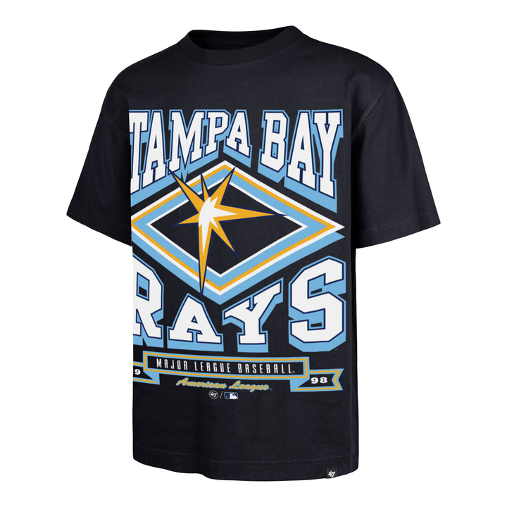 Rays Men's '47 Brand Navy Burst Heater Foundation Tee