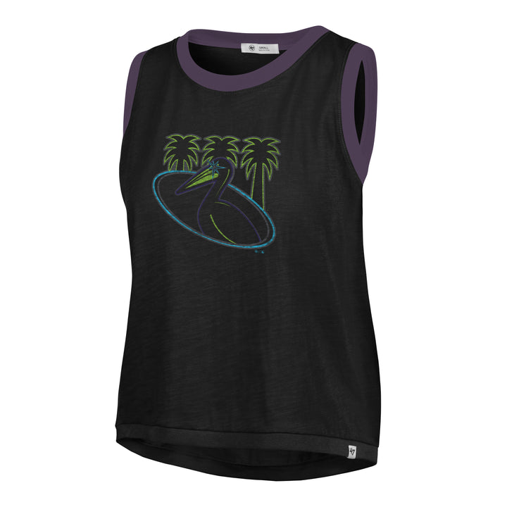 Rays Women's 47 Brand City Connect Pelican Ringer Tank Top