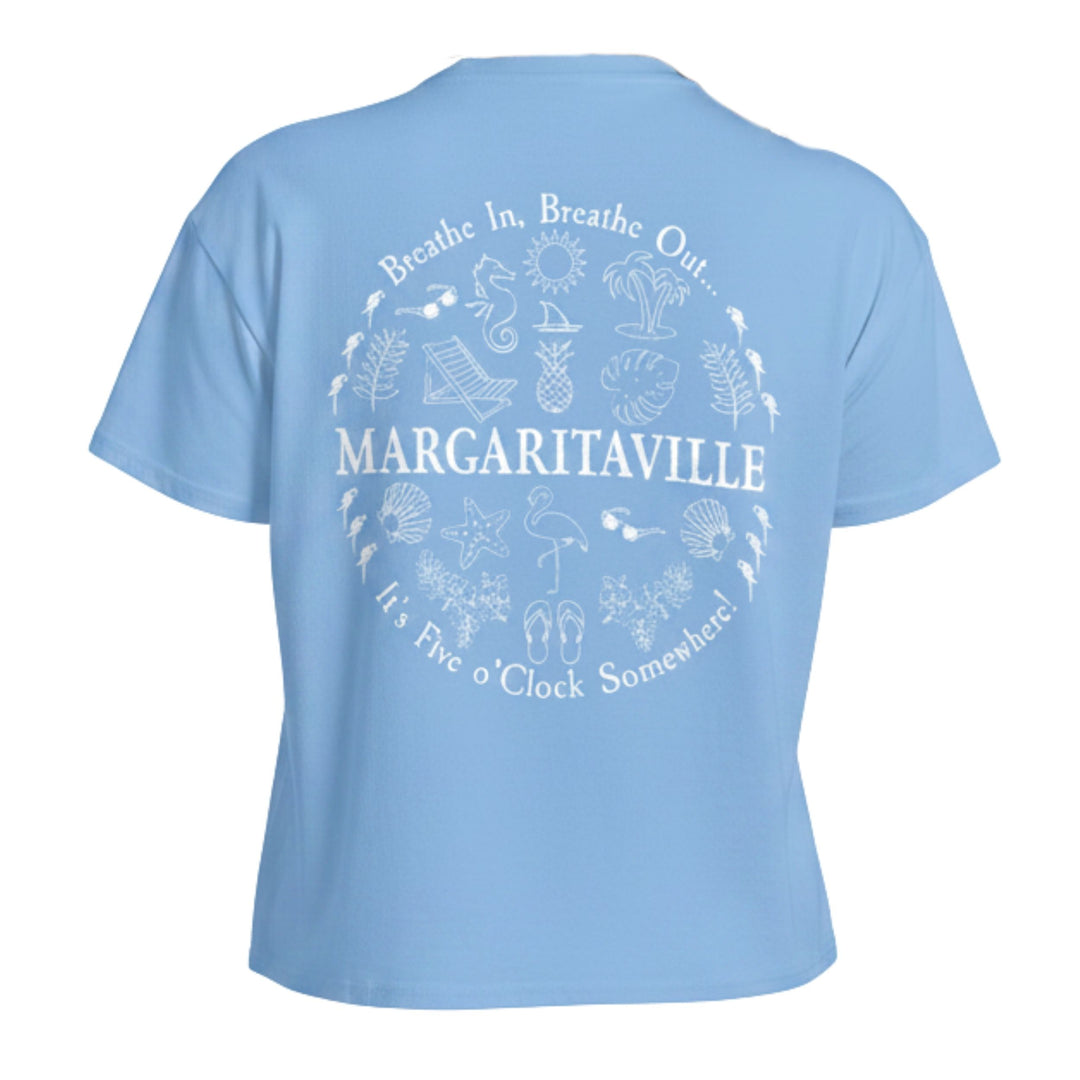 Rays Women's Margaritaville Blue Knot TB T-Shirt