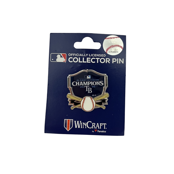 Rays WinCraft AL East Champs 2026 Lapel Pin