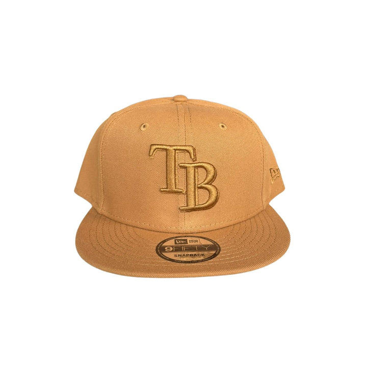 Rays New Era Brown TB 9Fifty Snapback Hat