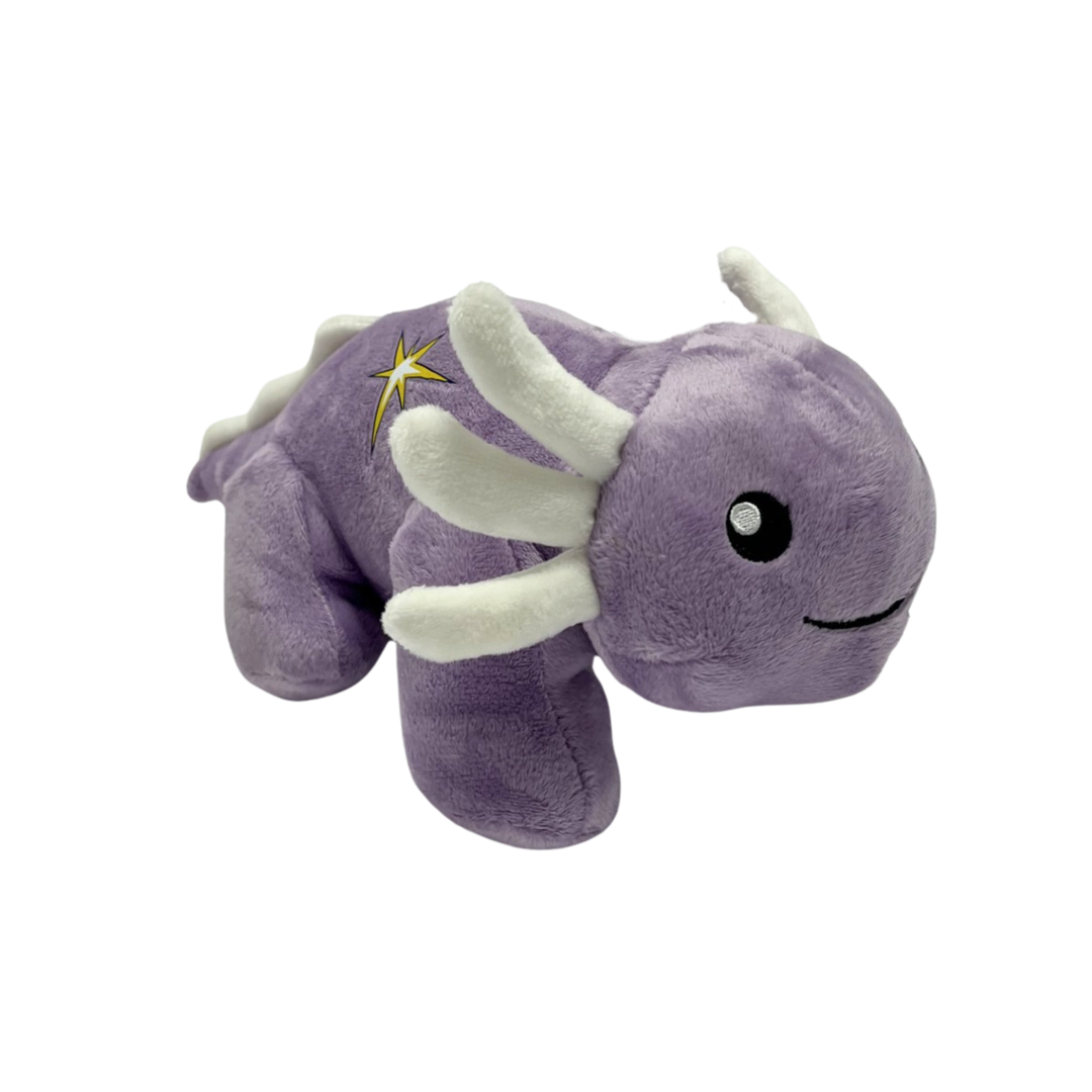 Rays Light Purple Axolotl Burst Plush
