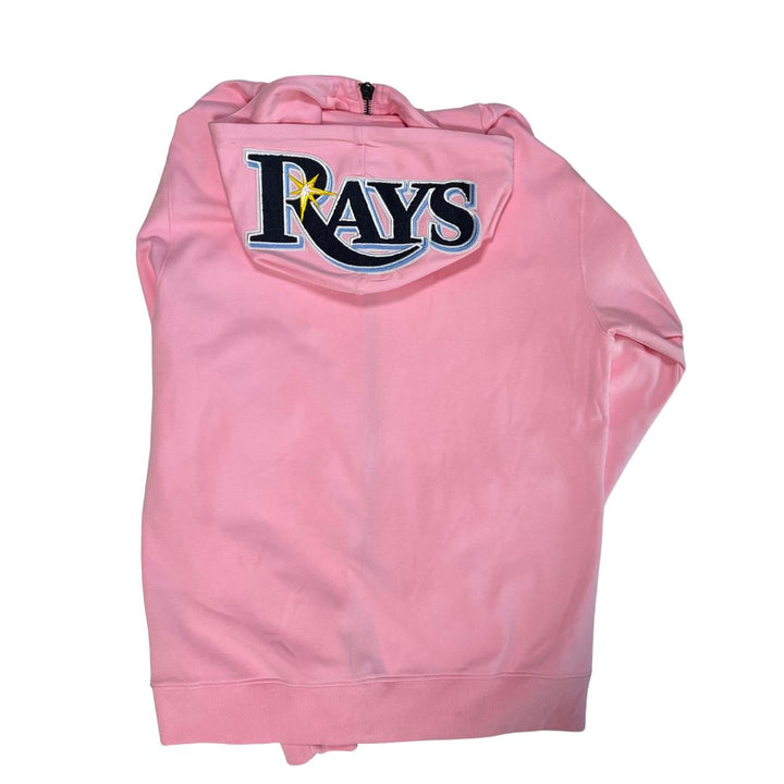 Rays Men's Pro Standard Pink Classic Zip Up Hoodie