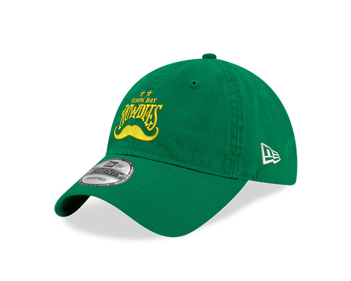 Rowdies New Era 9Twenty Green Mustache Adjustable Hat