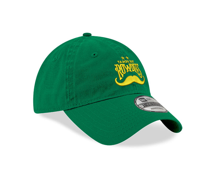 Rowdies New Era 9Twenty Green Mustache Adjustable Hat