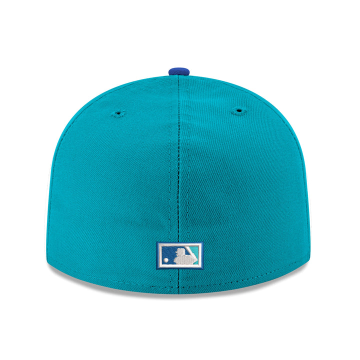 Rays New Era Teal Blue Coop Tropicana Field Side Patch 59Fifity Fitted Hat