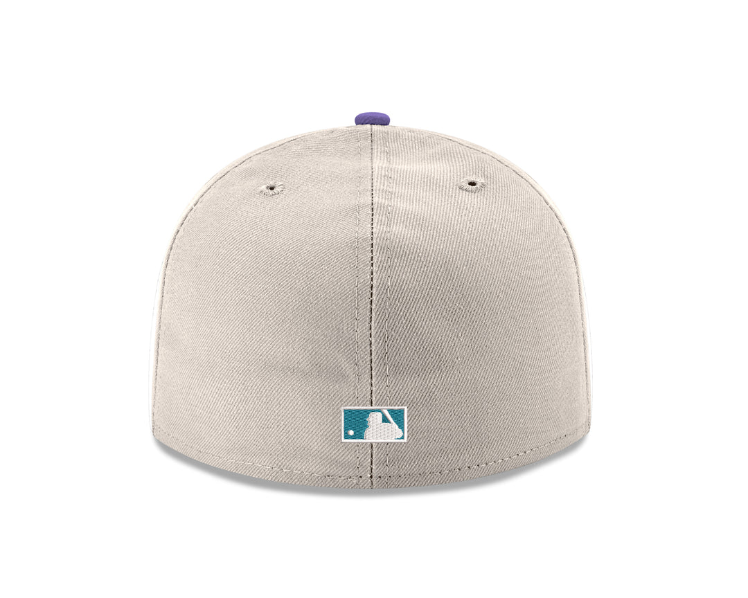 Rays New Era Tan Orange Green Alt 59Fifty Fitted Hat