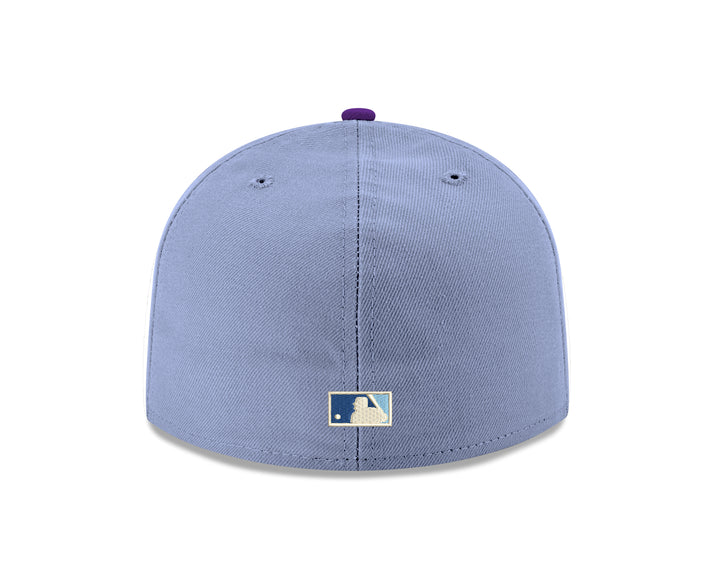 Rays New Era Purple Devil Rays Tropicana Field Side Patch 59Fifty Fitted Hat