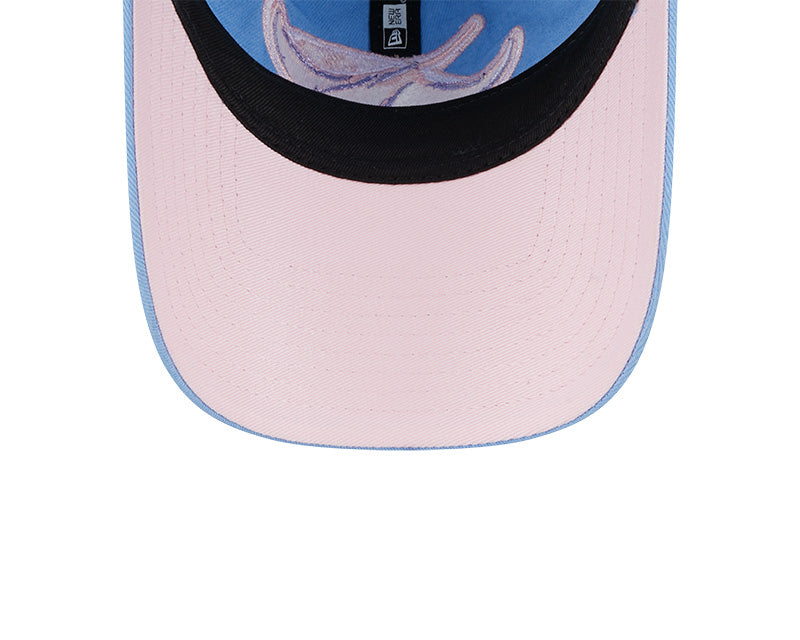 Rays New Era Womens Light Blue Pink Alt 9Twenty Adjustable Hat