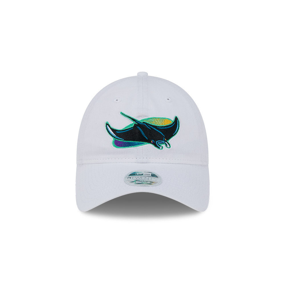 Rays Women's New Era Devil Rays White Alt 9Twenty Adjustable Hat