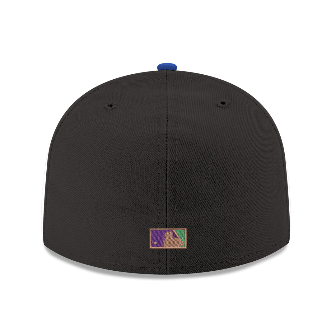 Rays New Era Black & Blue Devil Rays Inaugural Season Side Patch 59Fifty Fitted Hat