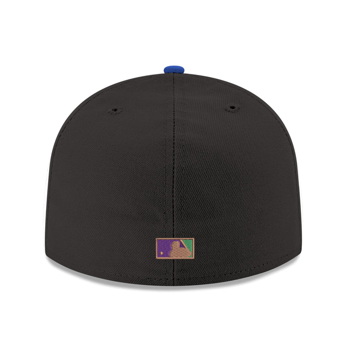 Rays New Era Black & Blue Devil Rays Inaugural Season Side Patch 59Fifty Fitted Hat