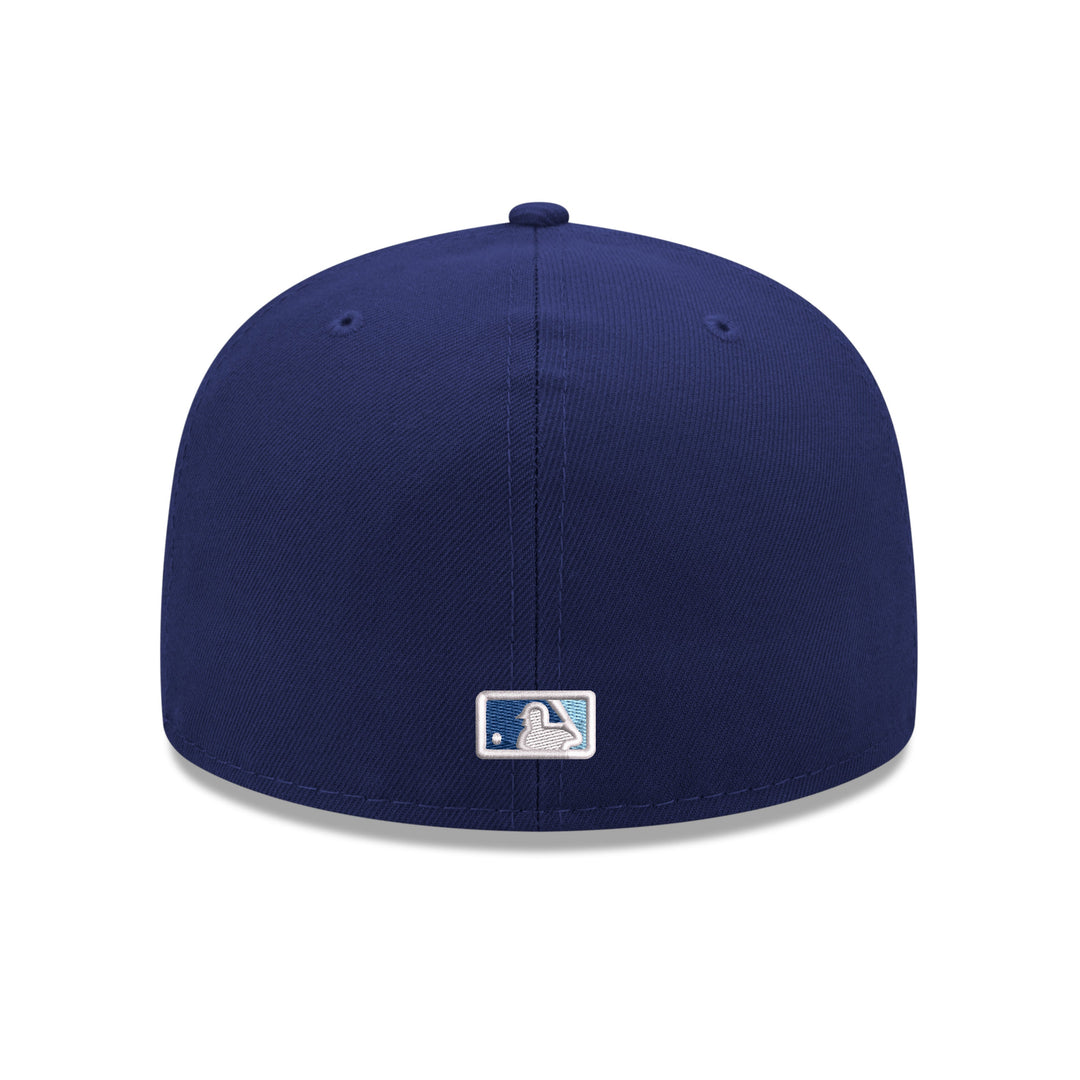 Rays New Era Road Navy On-Field 59Fifty Fitted Hat