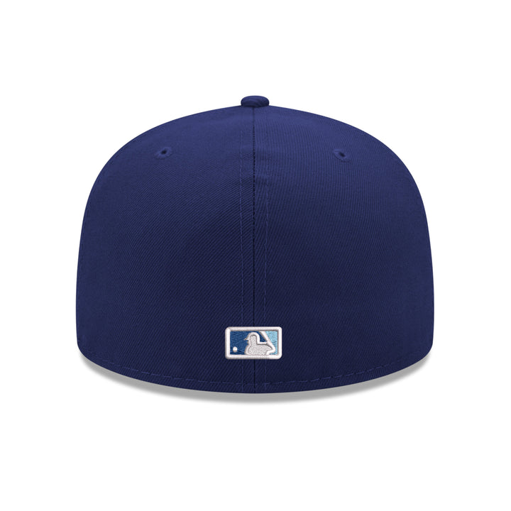 Rays New Era Road Navy On-Field 59Fifty Fitted Hat