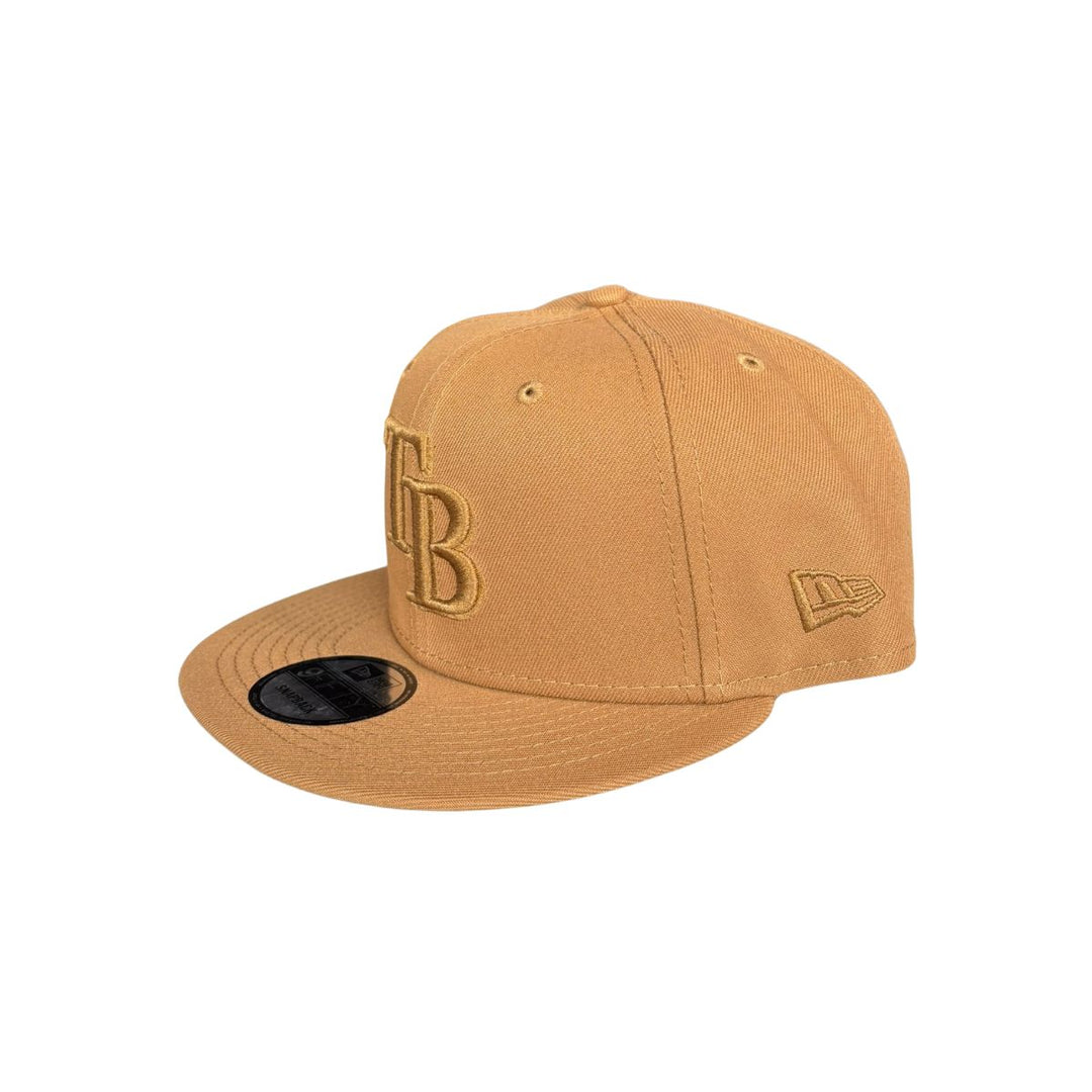 Rays New Era Brown TB 9Fifty Snapback Hat