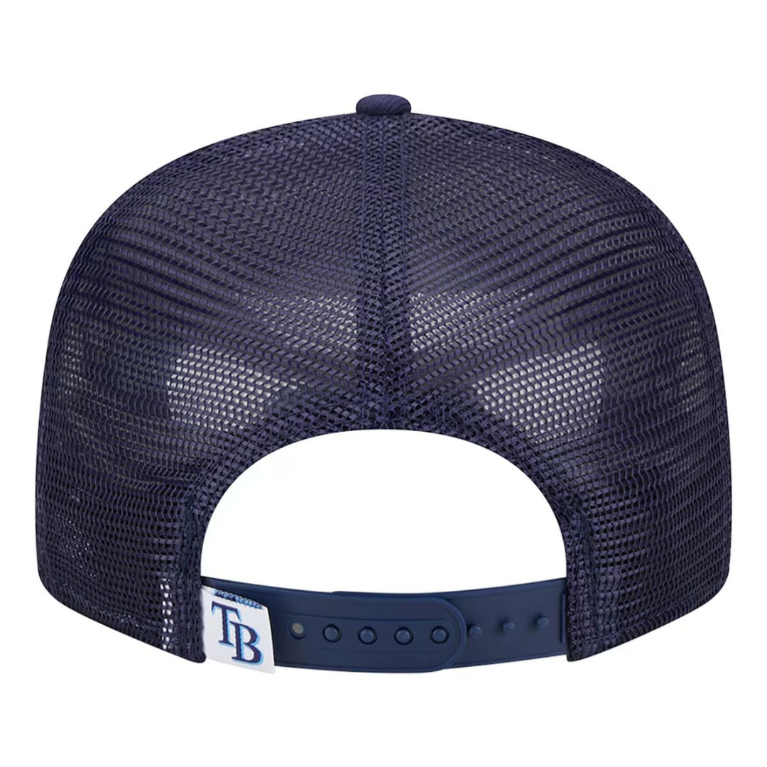 Rays New Era Navy TB Trucker 9Fifty Snapback Hat
