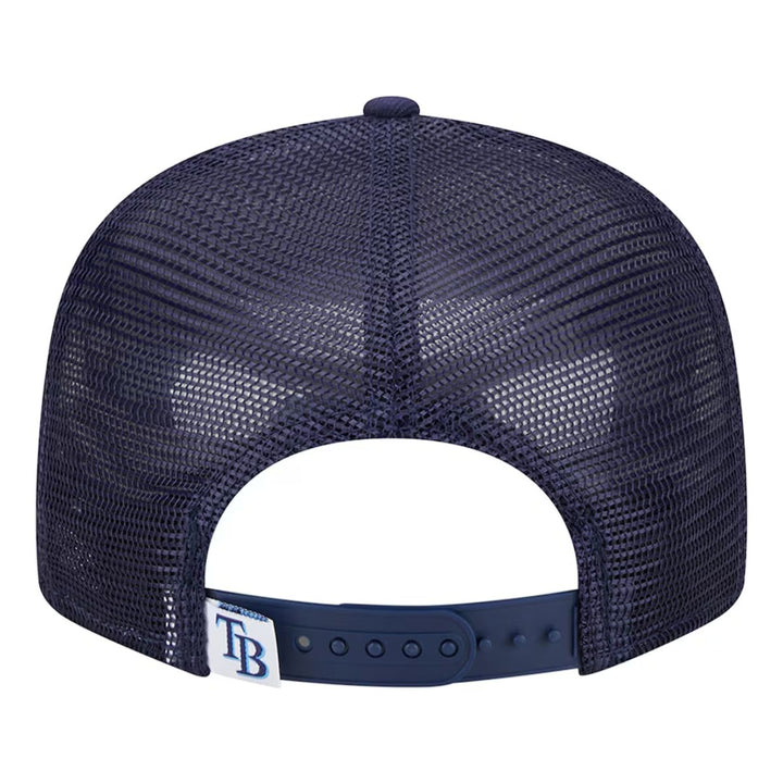 Rays New Era Navy TB Trucker 9Fifty Snapback Hat