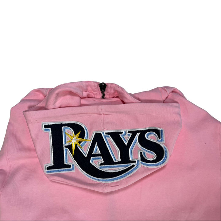 Rays Men's Pro Standard Pink Classic Zip Up Hoodie