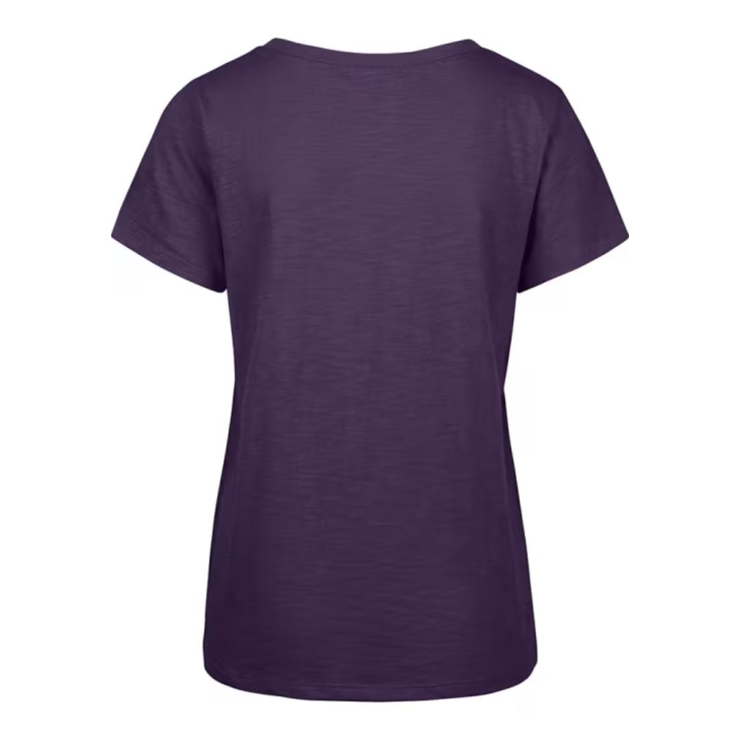 Rays Women's '47 Brand Purple Devil Rays Coop V-Neck T-Shirt