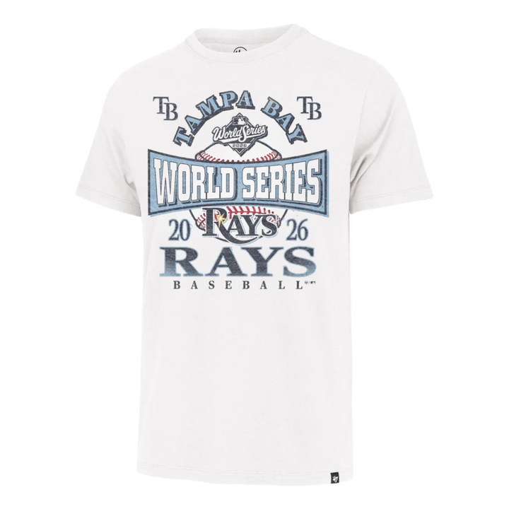 Rays '47 Brand White 2026 World Series Participant T-Shirt