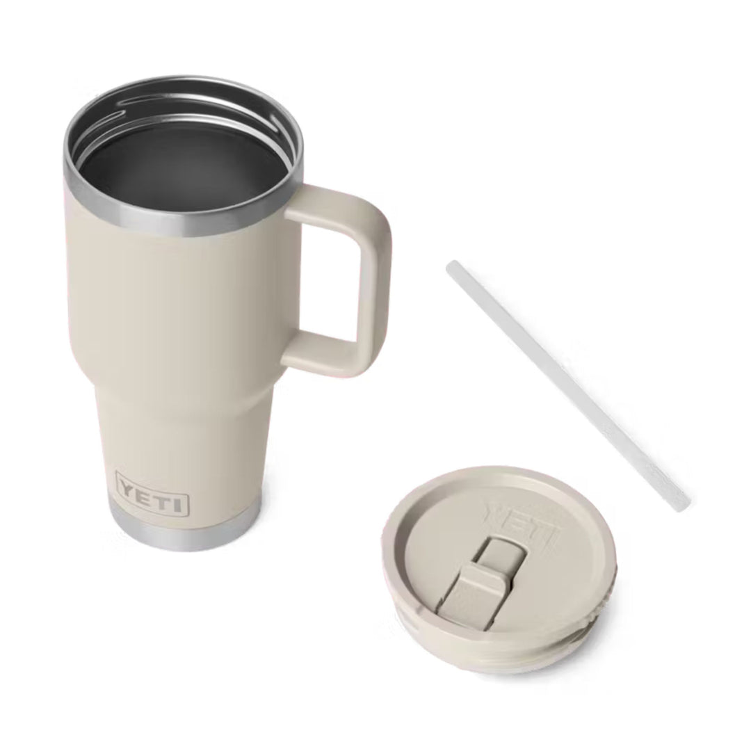 Rays YETI Rambler 30 oz Tan Travel Straw Mug