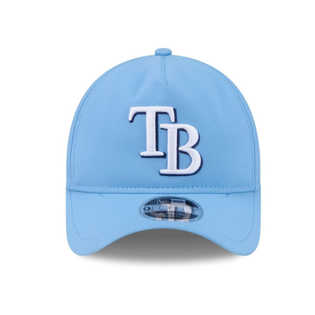 Rays New Era Light Blue TB 9Forty Apex Adjustable Hat