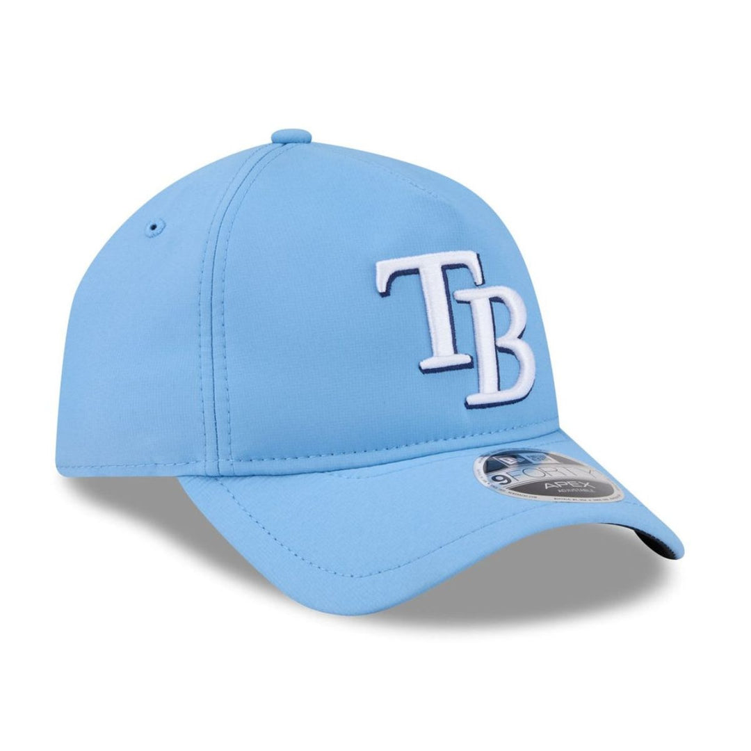 Rays New Era Light Blue TB 9Forty Apex Adjustable Hat