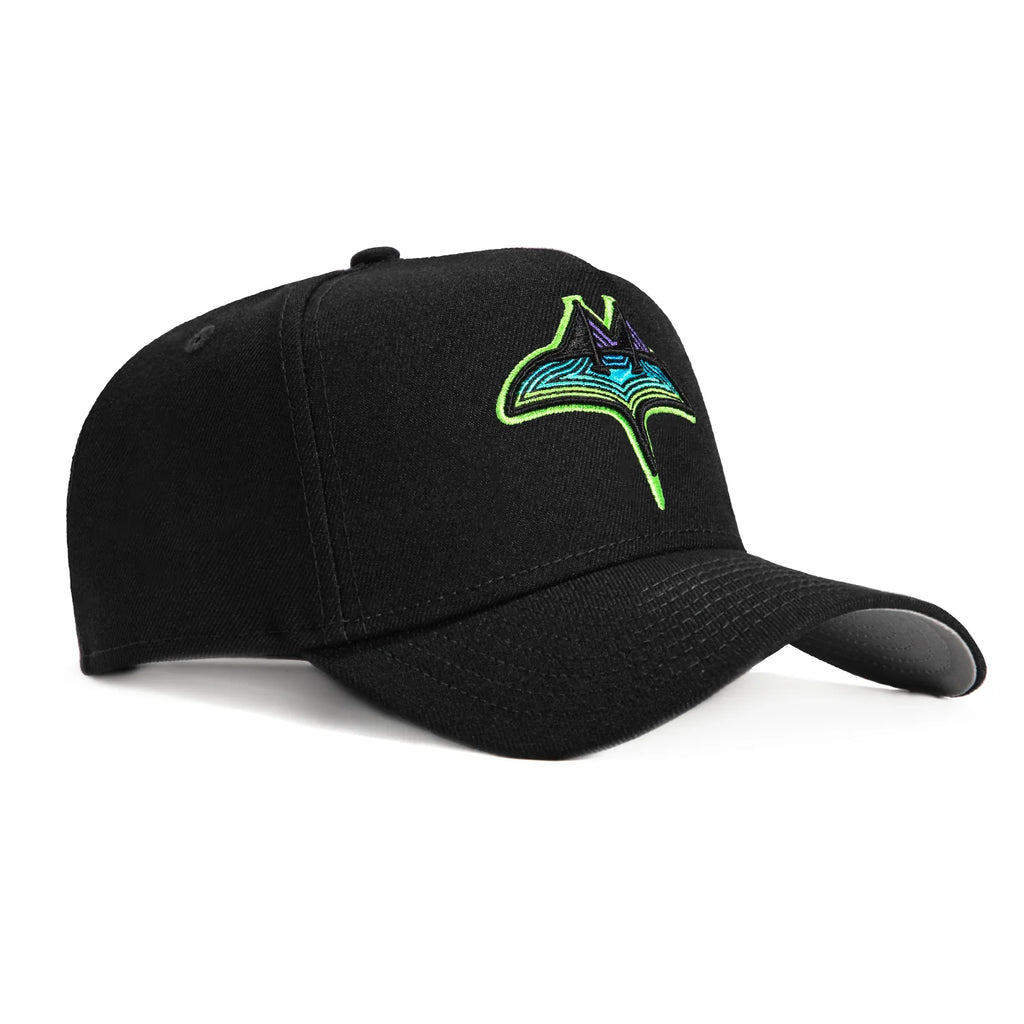 Rays New Era Black City Connect Skyray AFrame Adjustable 9Forty