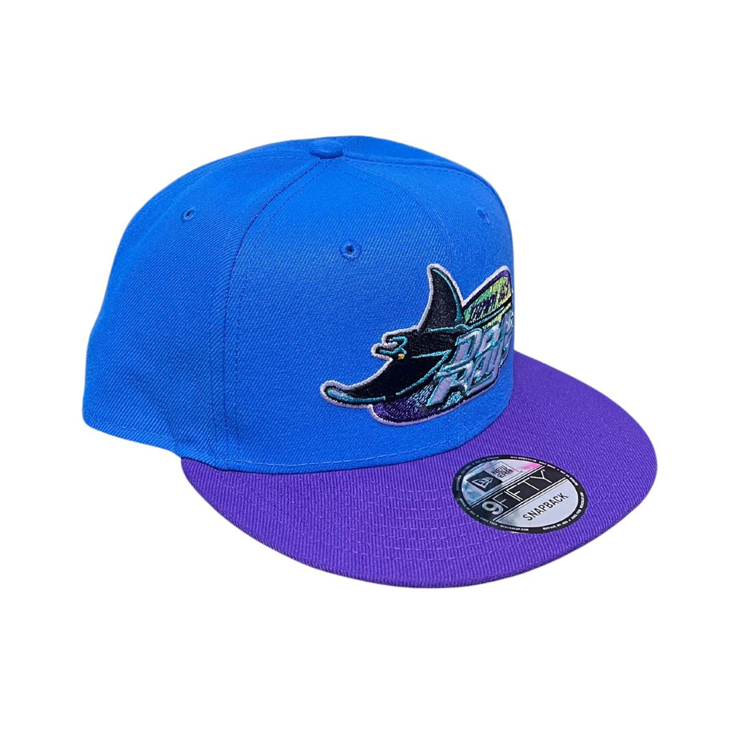 Rays New Era Blue Purple Tampa Bay Devil Rays 9Fifty Snapback Hat