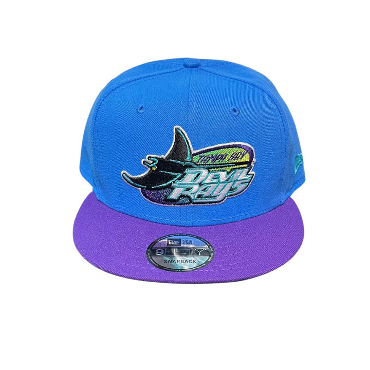 Rays New Era Blue Purple Tampa Bay Devil Rays 9Fifty Snapback Hat