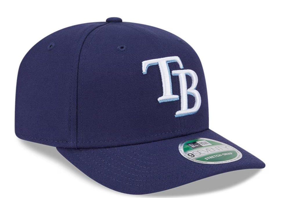 Rays New Era Navy TB PLAYER REPLICA 9SEVENTY Stretch-Snap Hat