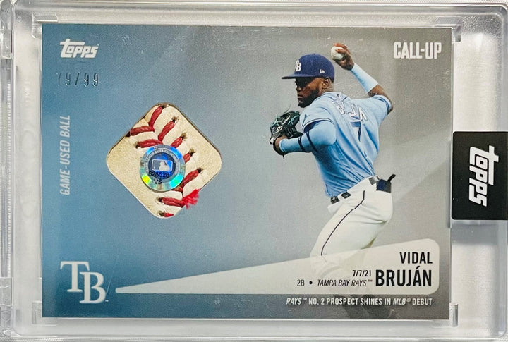 RAYS VIDAL BRUJAN TOPPS BASEBALL RELIC CARD (/99)