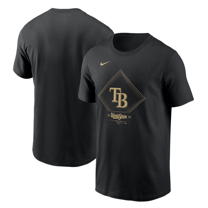 Rays Nike Black Gold 2026 World Series Participant T-Shirt